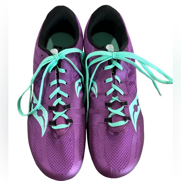 Saucony Women's Vendetta 3 Racing Running Track Spikes Shoes Size 10- **NEW ** - Picture 2 of 6